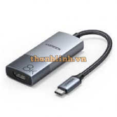 Cáp USB-C to HDMI 2.1 8K@60Hz Ugreen 50338 cao cấp chính hãng ( Vỏ Nhôm )