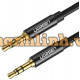 Cáp Ugreen 3.5mm Male to 3.5mm Male Plated Metal with Braid 2m (Đen) 50363