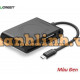 Ugreen 50414 đọc thẻ Micro USB OTG 2.0 ra Hub 3 Ports hỗ trợ thẻ SD SDHC MINI SD MICRO SD MICRO SDHC T-FLASH MS M2 50414 20050414