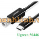 Cáp máy in USB 2.0 Type-C to USB Type-B dài 2M Ugreen 50446 (Màu đen)