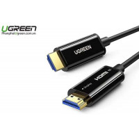Cáp HDMI 2.1 sợi quang lõi đồng 50m hỗ trợ 8K/60Hz, 4K/120Hz chính hãng Ugreen 50500 cao cấp