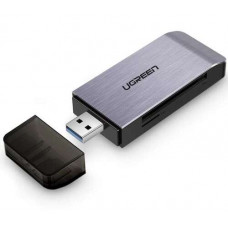 Ugreen 50540 Màu Đen Đầu đọc hỗ trợ 4 loại thẻ SD/TF/CF/MS USB 3.0 CM180 20050540