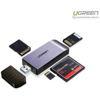 Ugreen 50541 Màu Đen Đầu đọc thẻ USB 3.0 sang SD + TF + CF + MS cao cấp CM180 20050541