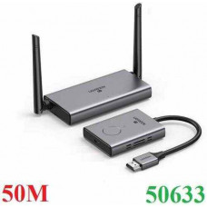 Bộ phát nhận tín hiệu HDMI+VGA không dây 50m 1080p@60hz sóng 5Ghz Ugreen 50633A cao cấp (vỏ nhôm)
