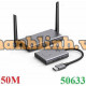 Bộ phát nhận tín hiệu HDMI+VGA không dây 50m 1080p@60hz sóng 5Ghz Ugreen 50633A cao cấp (vỏ nhôm)