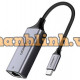 Cáp chuyển Usb Type-C to Lan 10/100/1000Mbps Ugreen 50737 vỏ nhôm