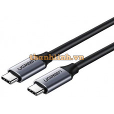 Cáp sạc, truyền dữ liệu USB type-C (Male/Male) dài 1,5m chính hãng Ugreen 50751