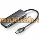Ugreen 50768 25CM USB 3.0 4 Ports Hub Đen CM207 20050768