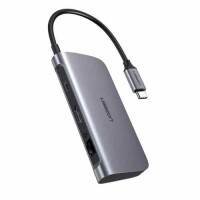 Hub USB Type-C 6 in 1 - HDMI 4K30Hz + Lan 1Gbps + 3x USB 3.0 Ugreen 50771