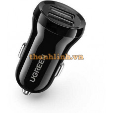 Bộ sạc xe hơi USB kép Ugreen 50875