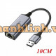 Ugreen 50921 10CM màu xám card mạng USB 2.0 ra RJ45 100Mbps CM209 20050921