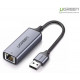 Cáp USB 3.0 to Lan 10/100/1000Mbps Gigabit Ethernet Ugreen 50922