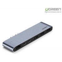 Thiết bị mở rộng USB type-C to HDMI/Lan/Hub USB 3.0 Ugreen 50984
