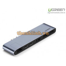 Thiết bị mở rộng USB type-C to HDMI/Lan/Hub USB 3.0 Ugreen 50984