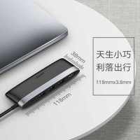 Ugreen 50990 Bộ chuyển đổi Type-C sang 3 USB 3.0 + HDMI + nguồn Type-C