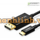 Cáp chuyển USB Type-C to Displayport dài 1.5m Ugreen 50994