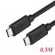 Ugreen 50996 0,5M màu đen Dây USB 2 đầu Type-C US286 20050996