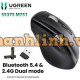 Chuột không dây Ugreen 55375 M751, Bluetooth 5.4 & Wirelless 2.4GHz 5000DPI 5 cấp độ, KÈM 2x PIN AA