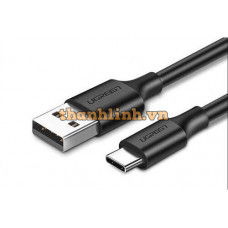 Cáp USB to USB-C Ugreen 60114 Cable sạc nhanh QC 3.0 Dài 0,25M -Black