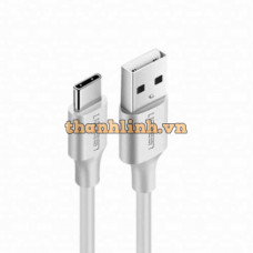 Ugreen 60120 0,5M màu trắng Cáp USB-A sang Type-C cao cấp US287 10060120