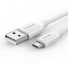 Cáp Ugreen USB 2.0 A to Micro USB Mạ Niken 0.25m (Trắng) 60139