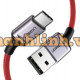 Ugreen 60186 1m 60W Cáp USB 2 đầu Type-C bọc nhôm chống nhiễu mạ nickel US294 20060186