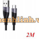 Ugreen 60206 2M Dây USB Type-C truyền dữ liệu và sạc ED022 10060206