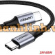 Ugreen 60225 3m 2.0 màu trắng cáp Usb ra Type-C sạc và truyền dữ liệu US287 20060225