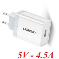 Ugreen 60271 5V 4 5A sạc siêu nhanh USB chuẩn qc3 0 màu trắng CD179 10060271