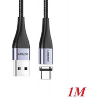 Ugreen 60277 1M đầu hít Type c + cáp USB từ tính sạc nhanh và truyền dữ liệu từ máy tính ra điện thoại ED024 20060277