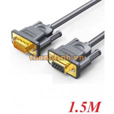 Cáp com chéo DB9 RS232 dương-dương 30AWG dài 1,5M Ugreen 60308 cao cấp