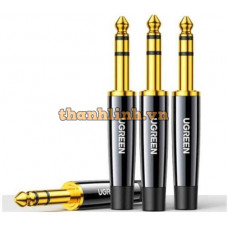 Ugreen 6.35mm Đầu nối hàn 3 cực 4 cái/túi 60379