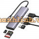 Thiết bị mở rộng 6 in1 USB type-C to HDMI/ Hub USB 3.0/ SD/TF Ugreen 60383