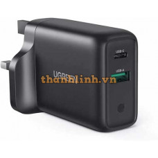Củ sạc Type C + USB - A 36W Ugreen 60469