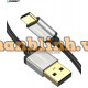 Ugreen 60481 0,5M màu đen cáp USB Type-C hổ trợ sạc nhanh đầu mạ vàng 24k US174 10060481