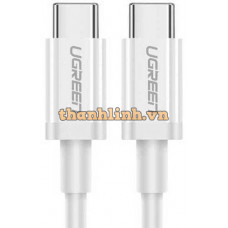 Cáp sạc, dữ liệu USB Type-C to USB Type-C dài 1,5M hỗ trợ PD 60W Ugreen 60519