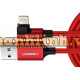 Ugreen 60555 1m Cáp Usb Lightning bọc nhôm chống nhiễu góc 90 độ màu đỏ US299 10060555