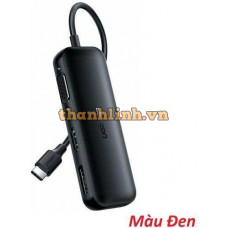 Ugreen 60568 USB Type-C Bộ chuyển đổi sang HDMI + VGA + DP vỏ nhôm màu đen