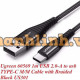 Ugreen 60569 1m QC4 0 3A cáp Usb A ra Type-C dây dù siêu bền đầu nhôm chống gãy US301 20060569