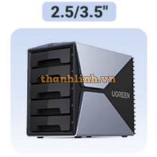 Hộp Vỏ ổ cứng Raid Ugreen 5-Bay 3.5'' 60638