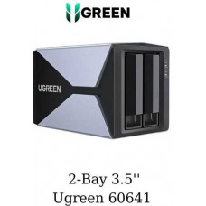 Box 2-Bay 3.5'' Raid Hard Drive Enclosure Ugreen 60641