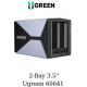 Box 2-Bay 3.5'' Raid Hard Drive Enclosure Ugreen 60641