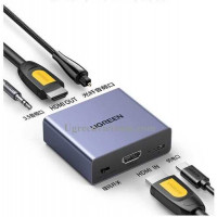 Bộ chuyển đổi tách âm thanh HDMI ra HDMI kèm Audio 3.5mm và Optical (SPDIF) Ugreen 60649