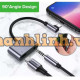 Ugreen 60715 7cm bẻ góc 90 độ USB Type-C ra 3,5mm Bộ chuyển đổi có chipset hỗ trợ cổng nguồn CM193 20060715