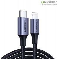 Cáp USB type-C to lightning chuẩn MFi dài 1m chính hãng Ugreen 60759 cao cấp