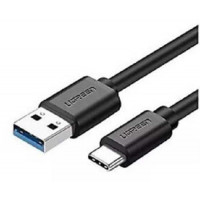 Ugreen 60774 2M màu đen USB Type-C 2.0 Cáp sạc và dữ liệu truyền từ máy tính ra điện thoại US253 20060774