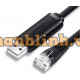 Cáp lập trình Console USB sang RJ45 FTDI dài 3M cho server, switch, hub Cisco Ugreen 60813 cao cấp