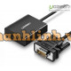 Cáp Chuyển VGA sang HDMI + Audio 3,5mm Ugreen 60814