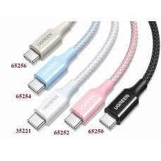 Cáp sạc nhanh 100W/5A USB Type-C to USB Type-C dài 2M Ugreen 65250 cao cấp (Màu Đen)