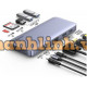 Thiết bị mở rộng USB Type-C 11 in 1 ra HDMI/DP 4K@60Hz/VGA/USB3.0/SD/TF/ PD 100w Ugreen 70305